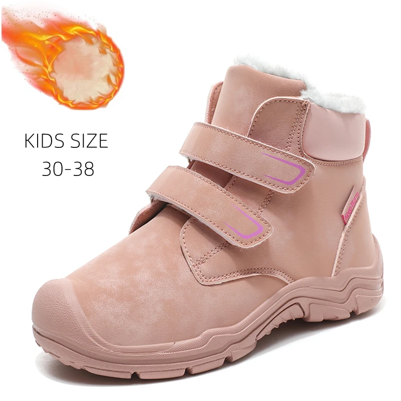 

Outdoor Hiking Snow Boot Children Winter Sneakers Non-slip Winter Sports Walking Shoes Kids Sneakers Camping Hiking Shoes