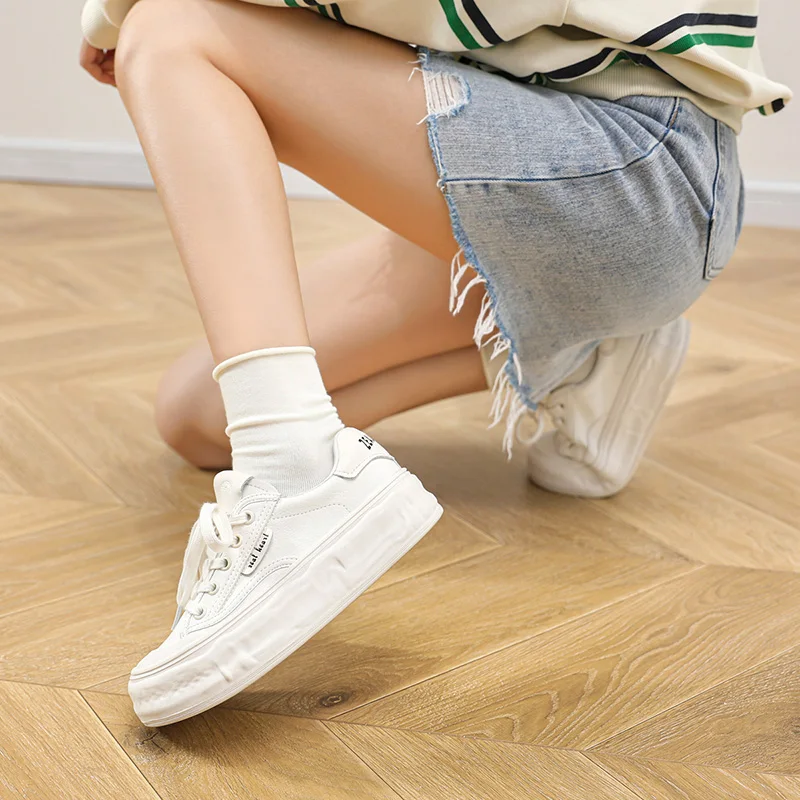 ZHR Women's Shoes 2023 New Summer Canvas Shoes Women Comfort Casual Shoes Women Lace Up Running Platform Shoes Breathable Shoes