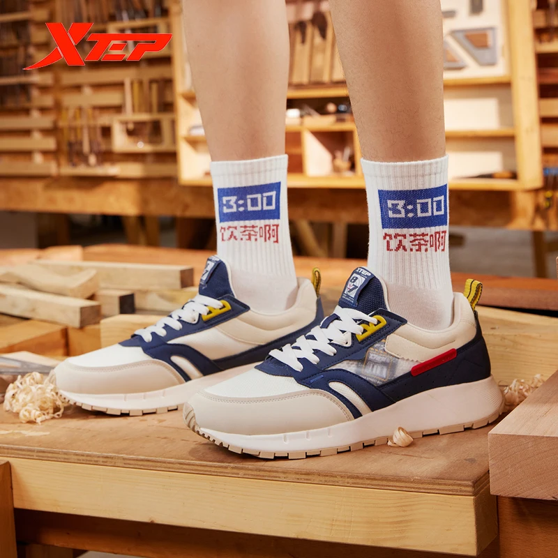 

Xtep [70] Men's Sneakers Autumn Fashion Casual Shoes Outdoors Comfortable Non-slip Exercise Sport Shoes 878319320027