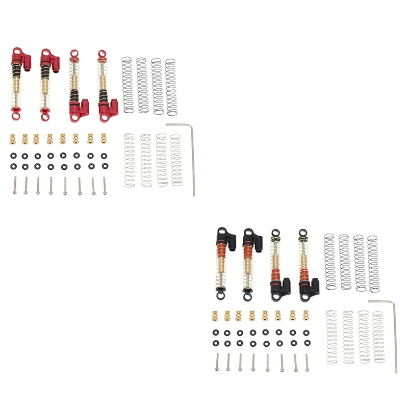 

43MM Aluminum Alloy Shock Absorber Damper For 1/24 RC Car Crawler Axial SCX24 AXI90081 Gladiator Upgrades Parts