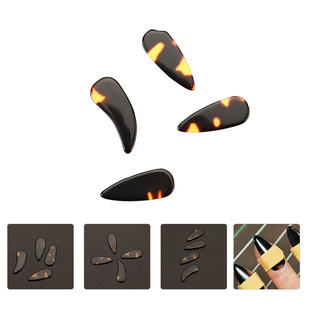 4 шт. защитные накладные ногти для практики гучжэн | Спорт и развлечения