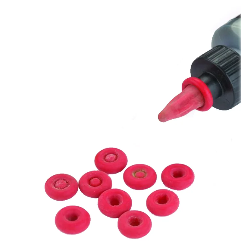 

50Pcs Caulking Gun Nozzles Cap Red Caulk Saving Cap Caulk Sealer Saver Open Caulking Tube For Sealing And Preserving