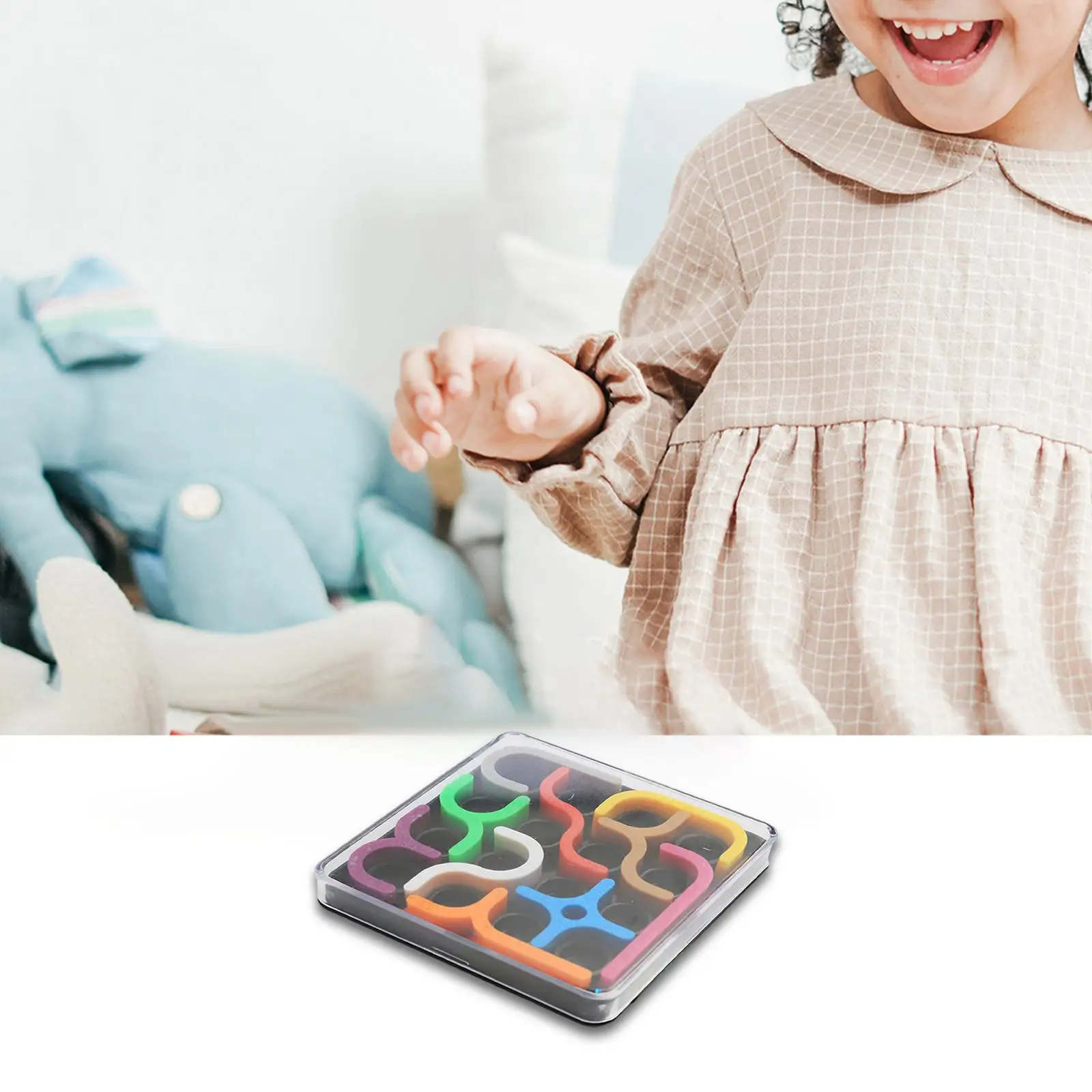 Matrix Puzzle Toy Challenge Game for Adults Girls Learning