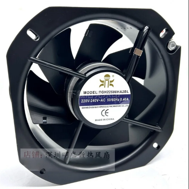 Фото Вентилятор металлический для шкафа C FOR 1PCS TGH22580HA2BL AC220V-240V 0.4A, 22580, 22 см №2