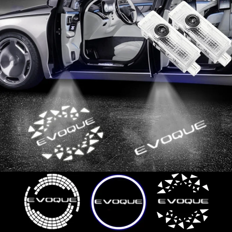 2 шт. автомобильный проектор двери приветственные огни для Land Rover Evoque Logo 2013-Now тень