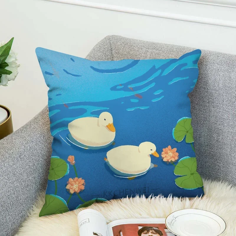 Искусственные Декоративные Наволочки 40x40 См Квадратная Полиэфирная Ткань Для