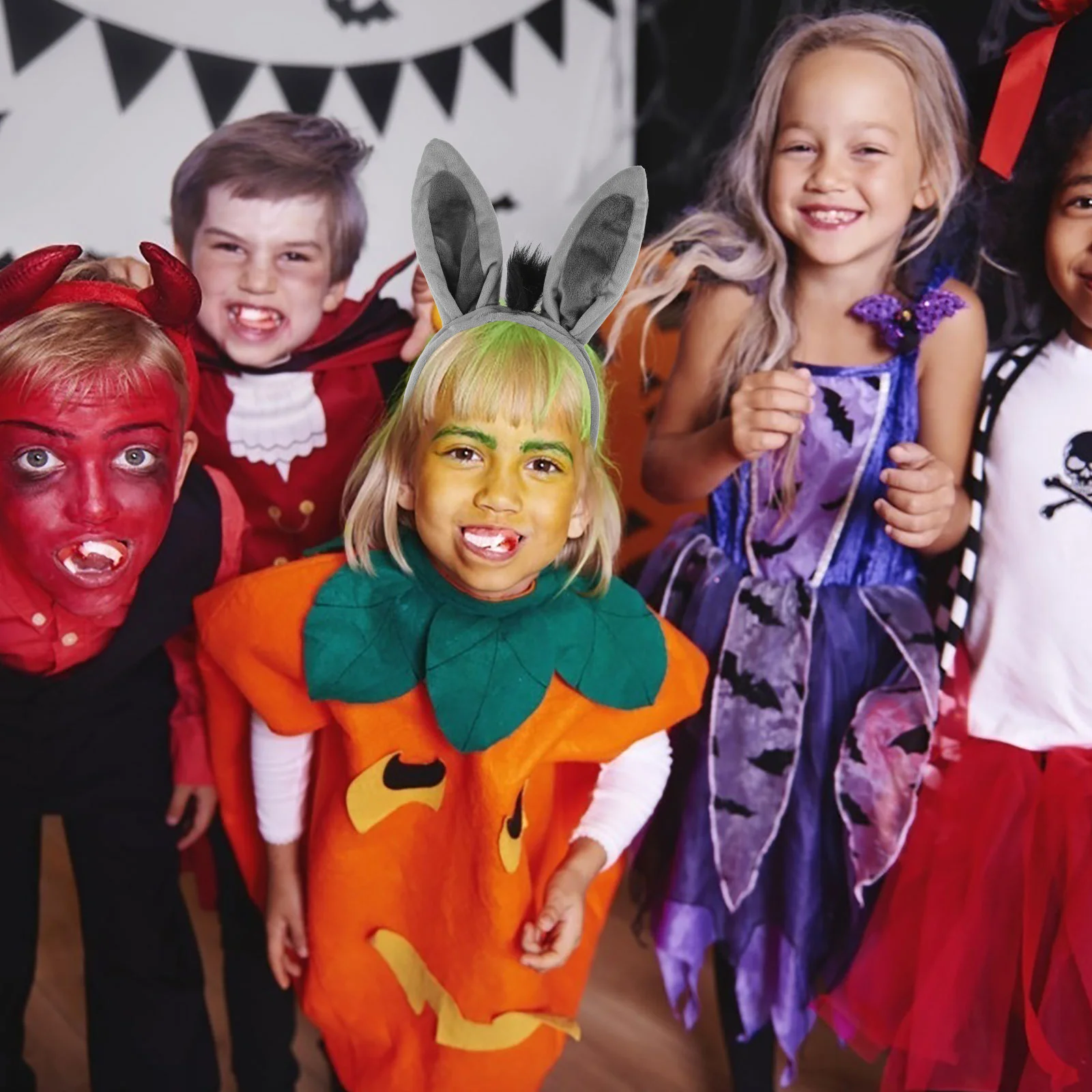 Осел повязка на голову с ушками Хэллоуин косплей аксессуары для волос животными