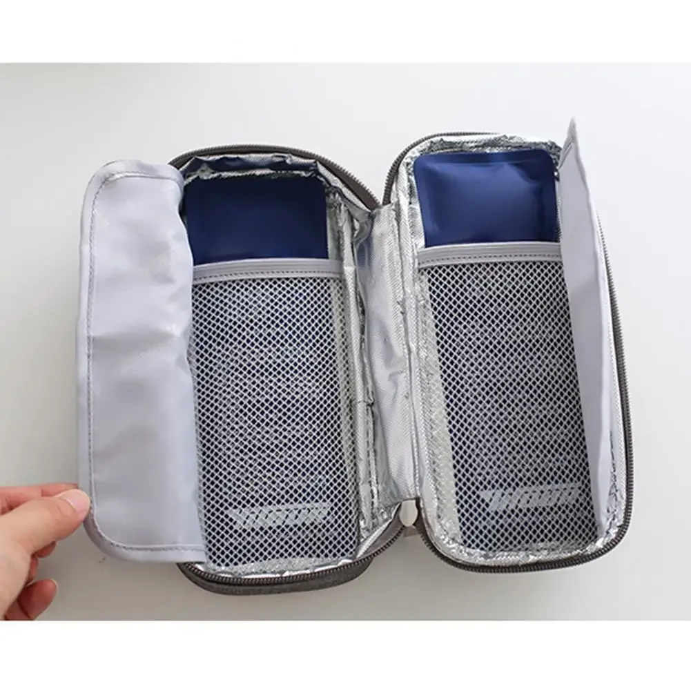 Портативная сумка для холодного хранения инсулина с лепестками холодильная