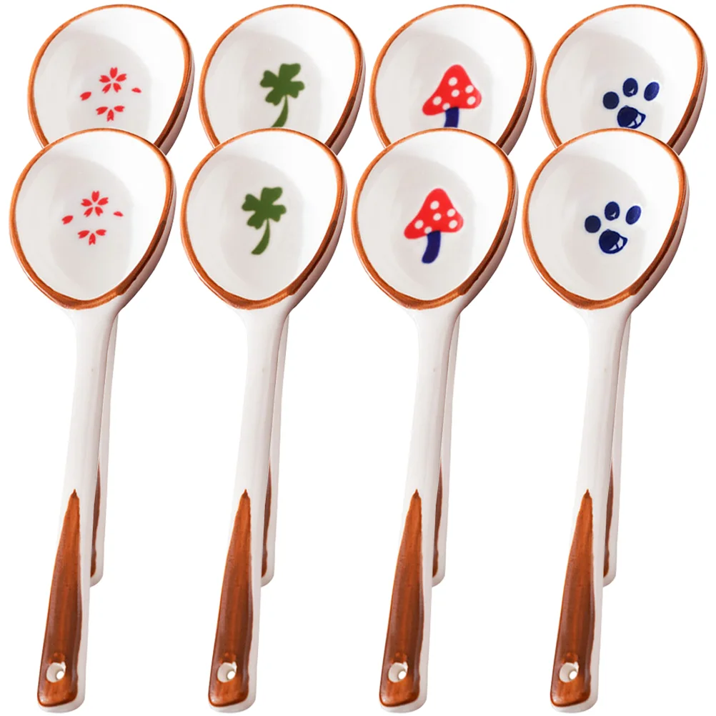 

8Pcs Reusable Party Big Spoon Kitchen Spoon Kitchen Spoons Spoons Set for Restaurant Decorate Kitchen
