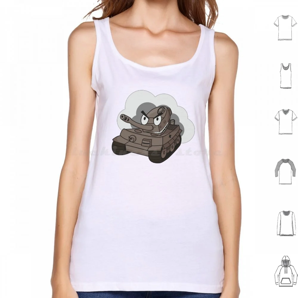 

Мультипликационная немецкая версия 6 "Тигр" х/б майка с принтом