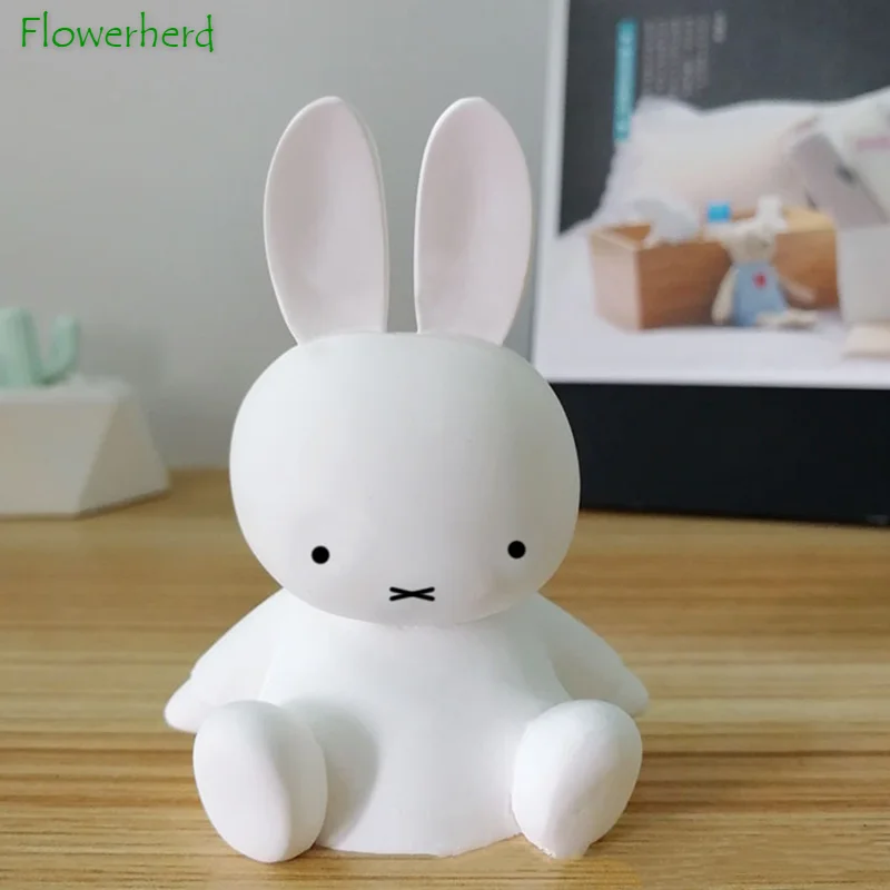 

Rabbit Bunny Fondant Mold Cake Decoration Baking Tools Chocolate Mousse Mould DIY Aromatherapy Plaster Gypsum Epoxy Resin Molds