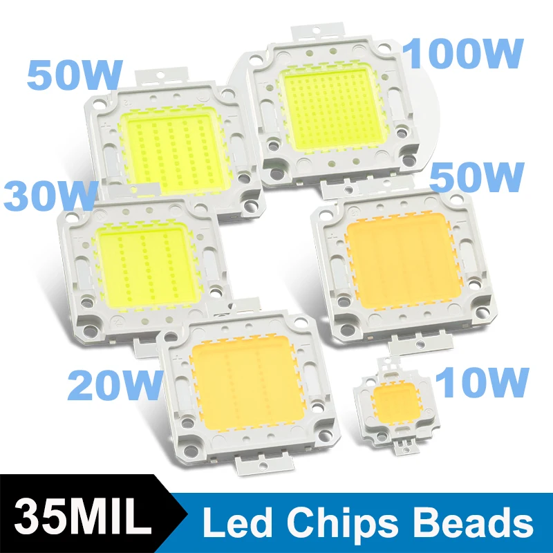 

Led Chips Beads Matrix Diode Full Power Leds Beads 35MIL Integrated High Power COB Lighting Accessories Spotlight Free Shipping