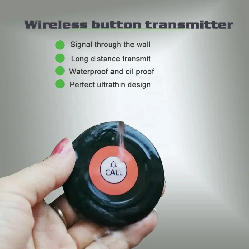 QWICALL высококачественный Ресторан 20 кнопок передатчиков вызова 3 часы пейджер