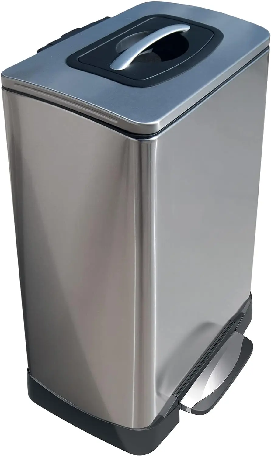 

Krusher Manual Trash Compactor, 40 L, Stainless Steel Automatic garbage bin Kitchen item Garbage bin for bathroom Automatic tras