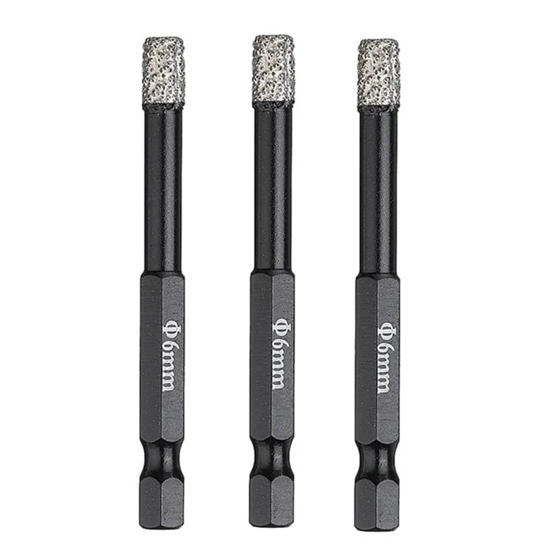 

AT14 Dry Diamond Drill Bits 1/4Inch With Quick Change Hex Shank,Diamond Hole Saw For Granite Porcelain Tile Ceramic,Dia