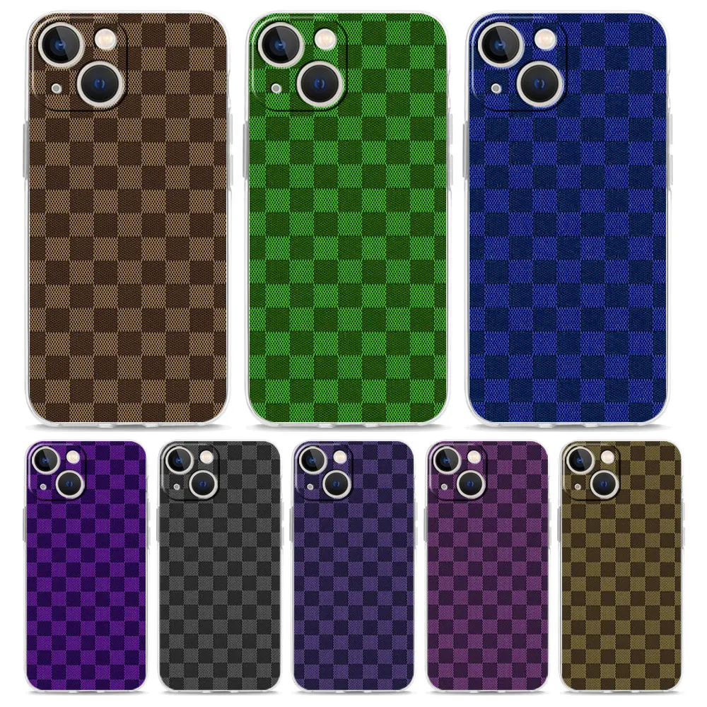 

for Apple iPhone 13 Pro Max 12 Mini Soft TPU Capa 7 8 Plus 6 6S+ 5 5S X XS XR Phone Case iPhone 11 Luxury Leather Shell Caso