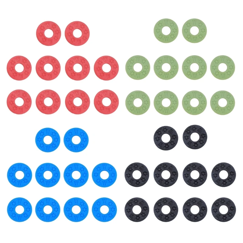 

10 шт., резиновые ремешки для гитары