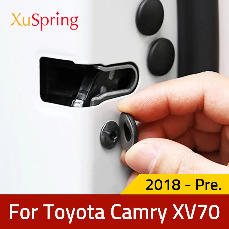 

12pcs Car Door Screws Protection Cover Caps Accessories For Toyota Camry 2018 2019 2020 2021 2022 2023