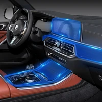 for bmw g05 x5 2019 2022 car interior center console transparent tpu protective film anti scratch repair film accessories refit
