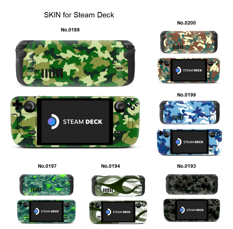 

Protective Skin Decal for Steam Deck, Custom Stickers Vinyl Cover for Steam Deck Handheld Gaming, Steam Deck Console Accessories