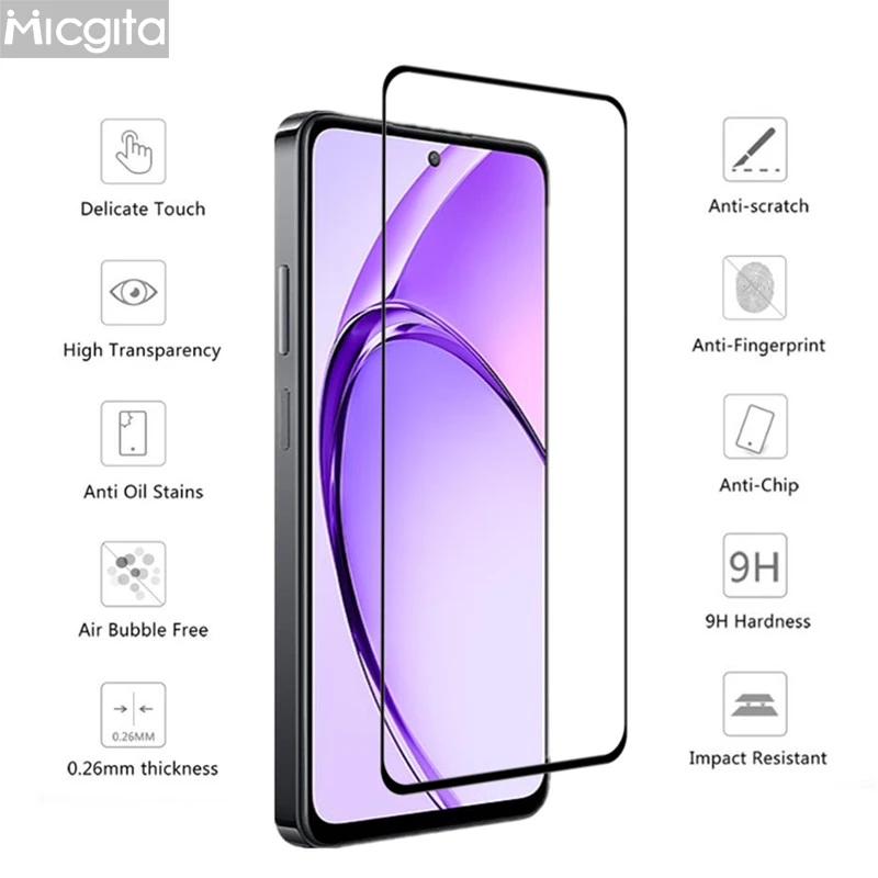 Фото Полная защита для смартфона OPPO A20 A40 A40M A60 5G, стекло против царапин A40, мягкое волокно, пленка для камеры №3