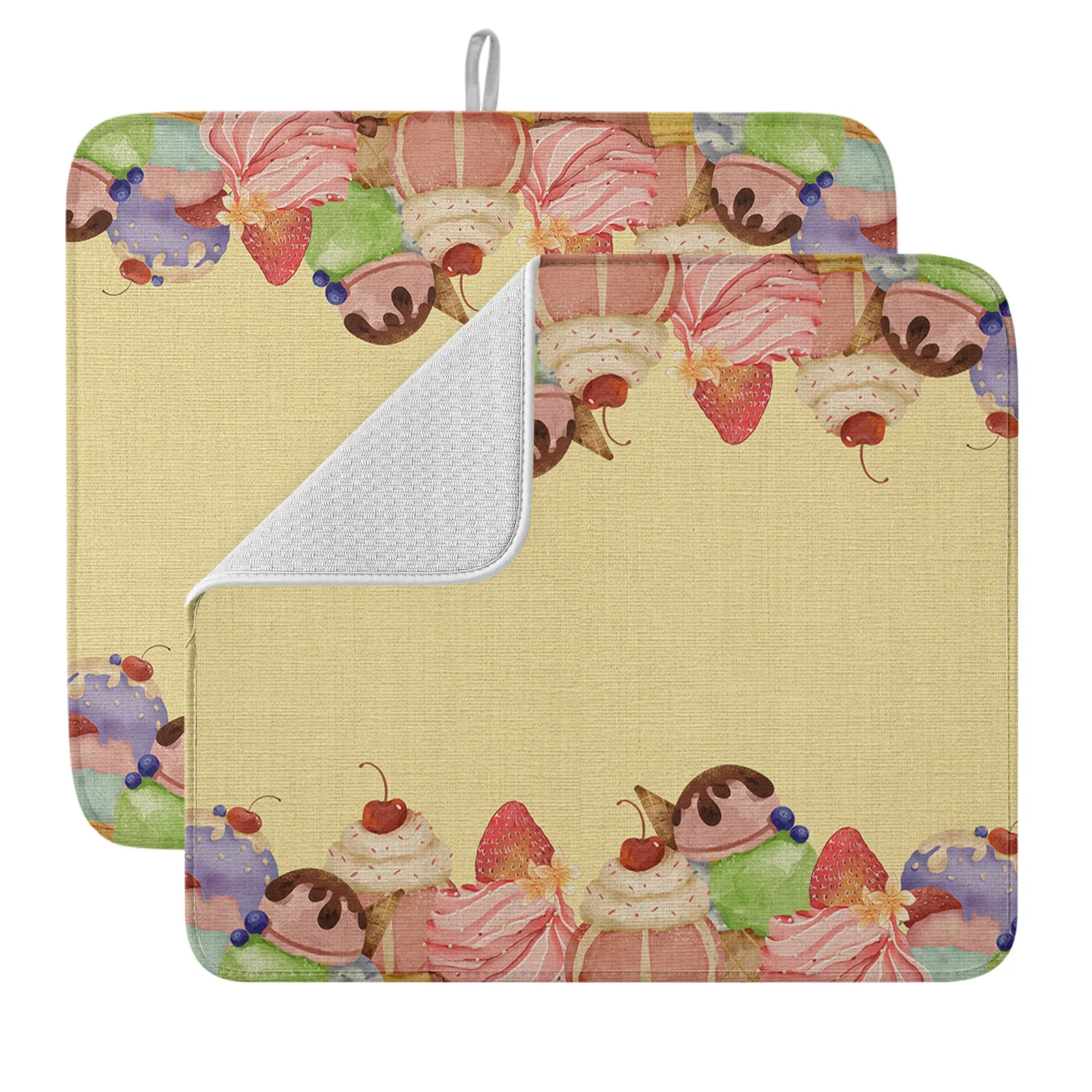 

Новинка, коврик для слива мороженого, торта, аксессуары для кухонного стола, коврики для сушки посуды, посуды