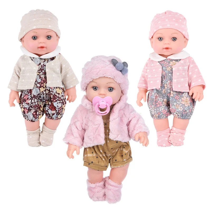 

Кукла реборн 30 см, виниловая игрушка для маленьких девочек, 12 дюймов, меняющая одежду, для раннего развития, игрушечный домик