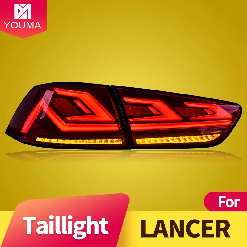 Автостайлинг задний фонарь для Mitsubishi Lancer светодиодный 2008-2017 EX сигнал DRL тормоз