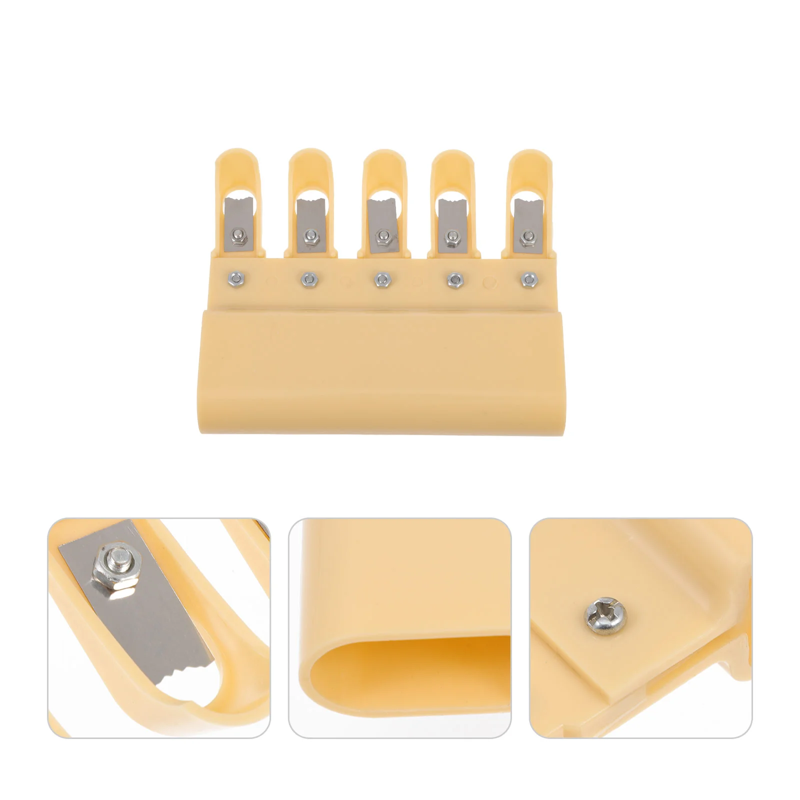 

1Pc Practical Staff Drawing Supply Portable Staff Scribe for Blackboard (Yellow)