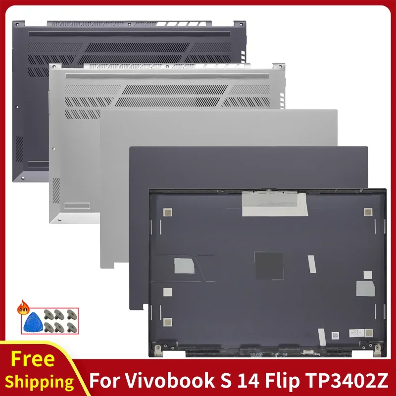 Фото Для Vivobook S 14 Flip TP3402Z TN3402Y TP3402: задняя крышка экрана, нижний корпус, задняя крышка, верхний корпус, запасные части для компьютера. №1