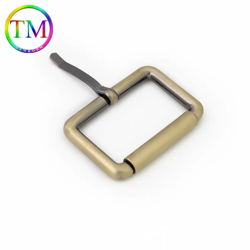 10-50Pcs 6Colors Metal Single Pin Buckle Handbag Strap Square Ring Adjuster Buckle For Belt Leather Craft Accessories