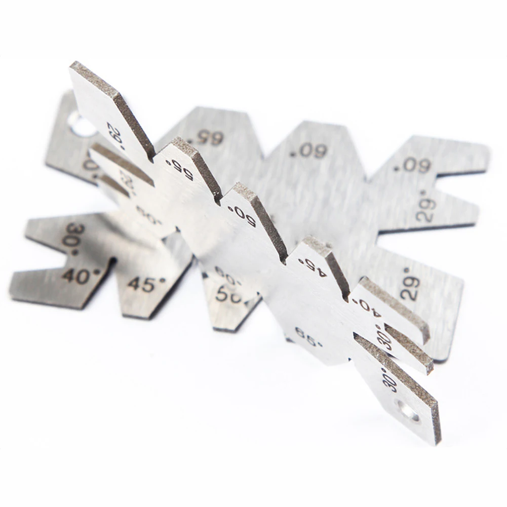 

1pcs Stainless Iron Angle Gauge Thread Cutting Gauge Tool Setting Template Angle Template Gauges V Slots Threadcutting Tools