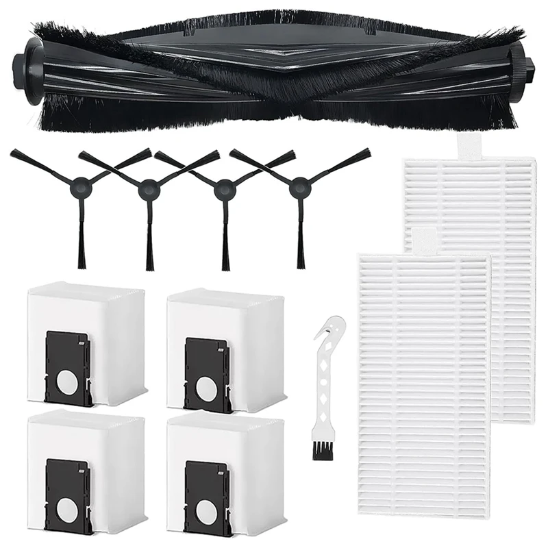 For Eureka J20 Midea W20 Pro Robot Vacuum Cleaner Main Side Brush Hepa Filter Mop Cloth Dust Bags Accessories