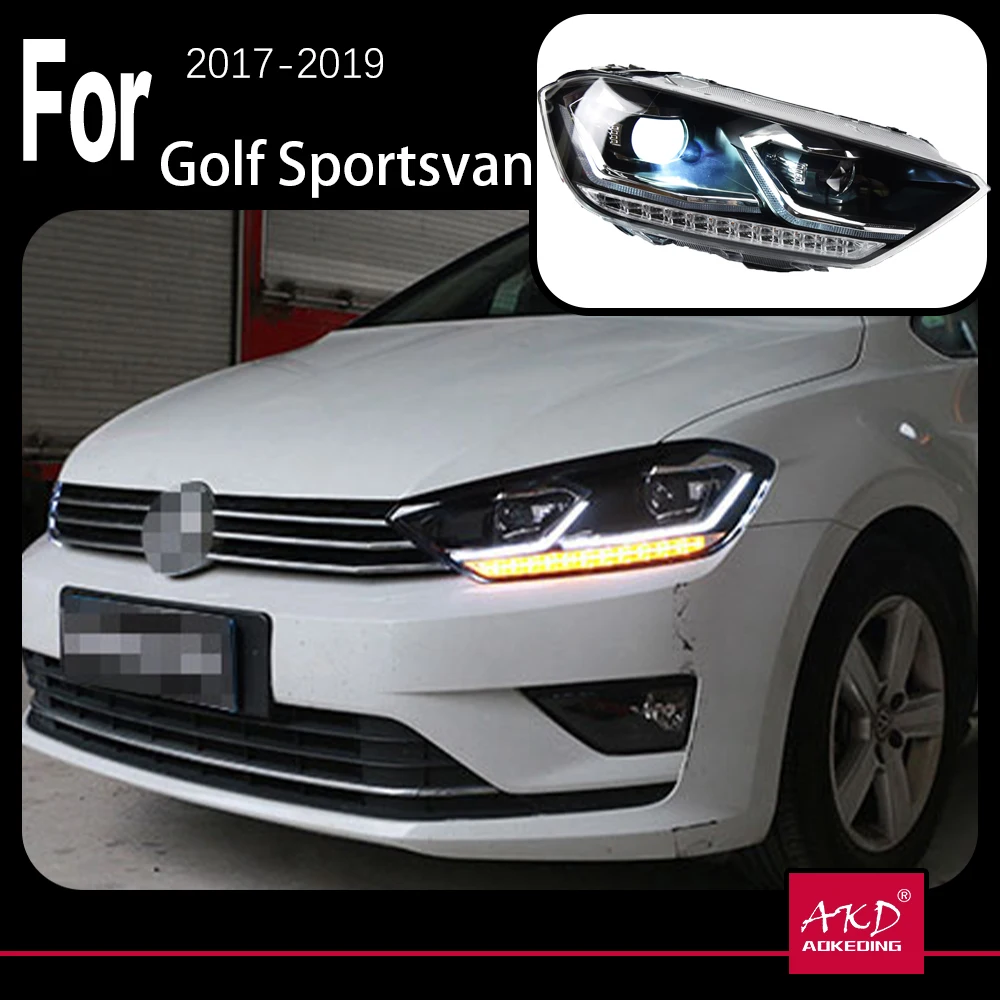 Запчасти AKD для моделей автомобилей VW Golk7 Golf 7 MK7 2013-2017 GTI светодиодный ры головного