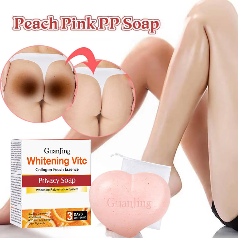 

80g Lady Rapid Skin Bleaching Cream Soap Armpits Underarm /Groin Knees Whitening Peach Scented Feminine Intimate Wash Body Scrub