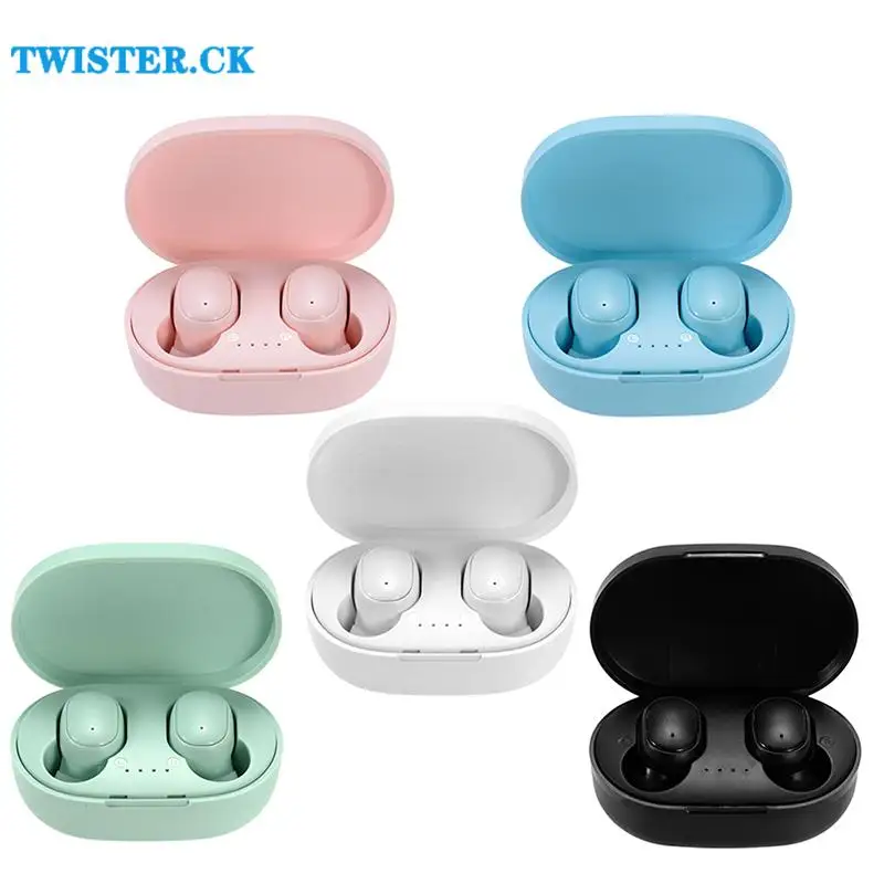 

Original A6S TWS Wireless Bluetooth Headset With Mic Waterproof Earbuds Noice Cancelling Stereo Sound Earphone for Xiaomi