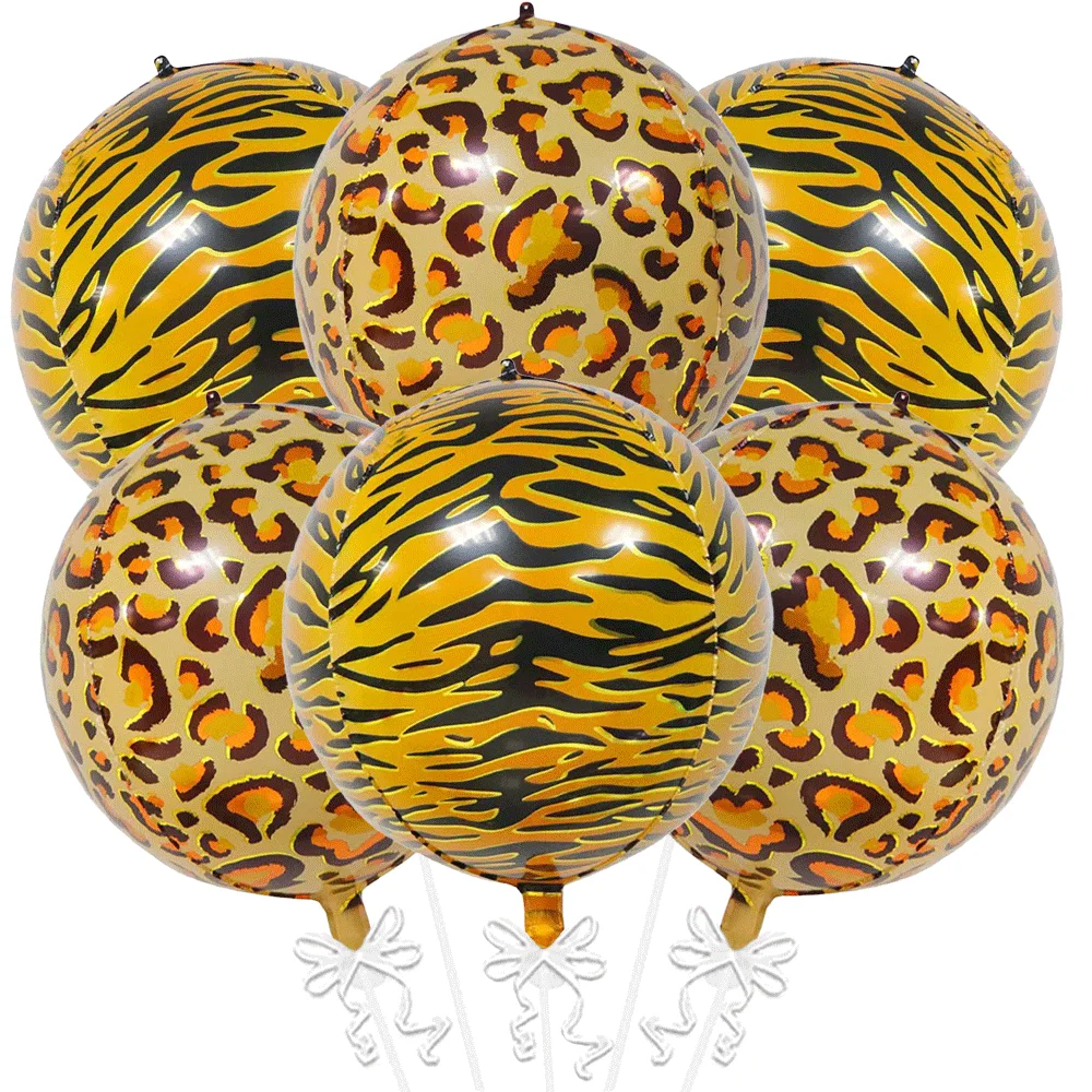 

Комплект 6 шт. воздушных шаров EsenTroye 22 дюйма с животным принтом