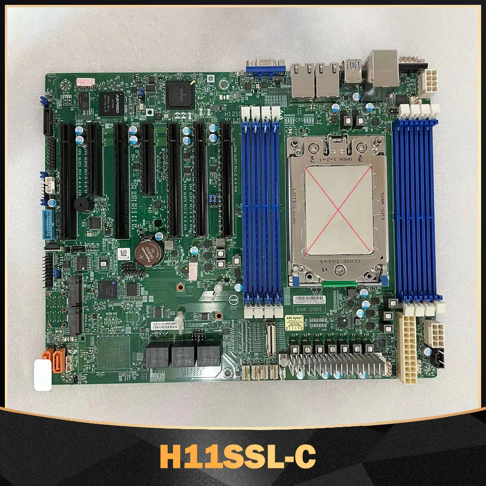 Для серверной материнской платы Supermicro H12SSL-i одиночный процессор EPYC серии 7003/7002 ECC