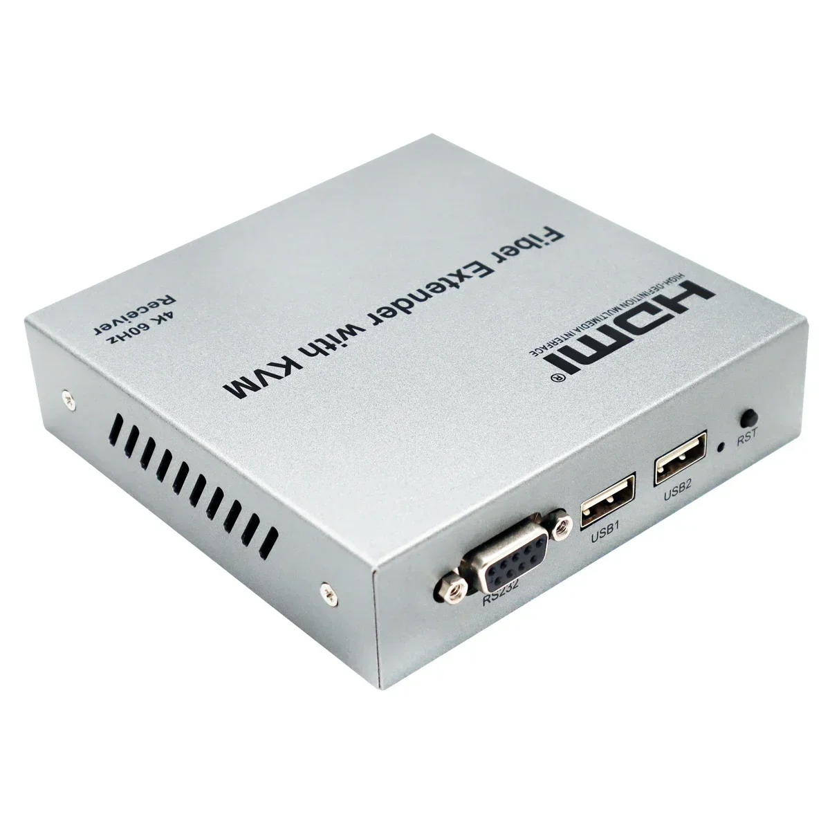 20 км 4K 60 Гц HDMI KVM волоконный удлинитель с кабелем Fiber-LC передатчик приемник