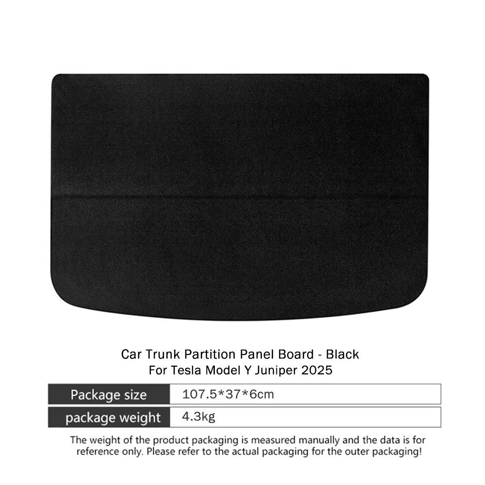 

Панель перегородки багажника для Tesla Model Y Juniper 2026 2025, задняя деревянная доска с флокированием багажника для модели Y, аксессуары для Juniper