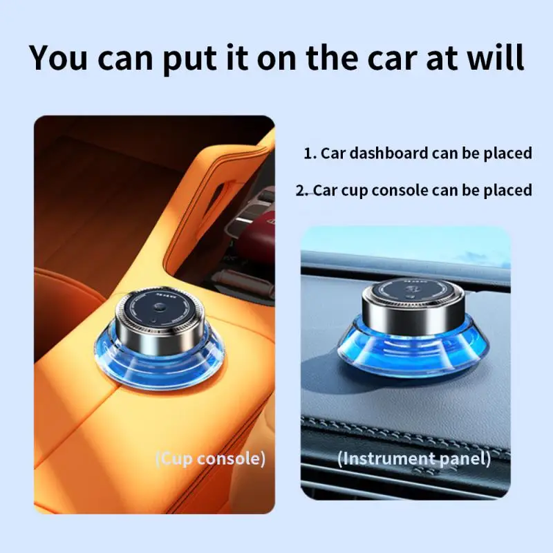 

Universal Car Diffuser With 3 Light Modes Multifunctional Air Outlet Fragrance Odor Elimnation Aluminum Alloy Car Decor