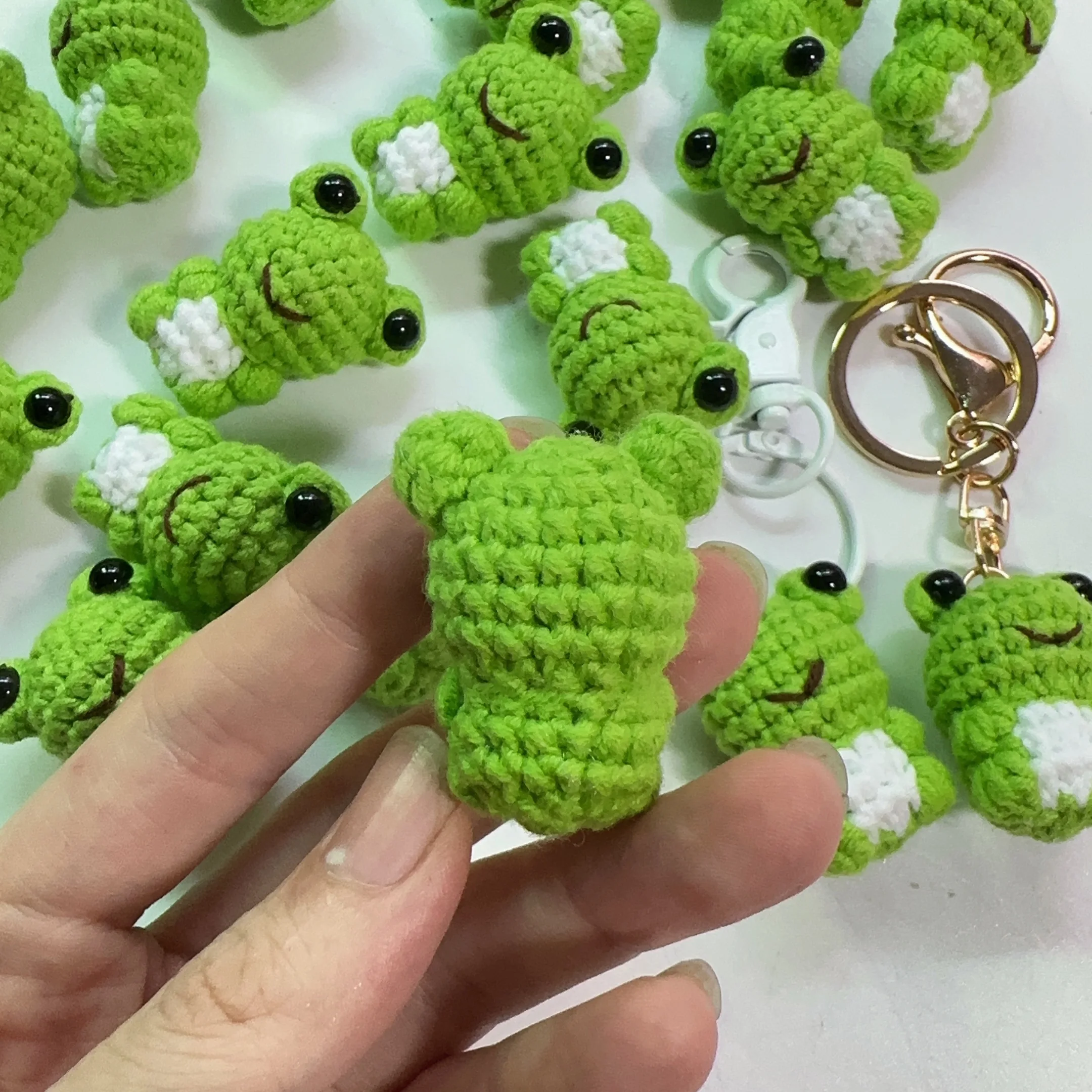 Ручная работа 3 5 см милый вязаный мини-брелок необычный крючком брелок для
