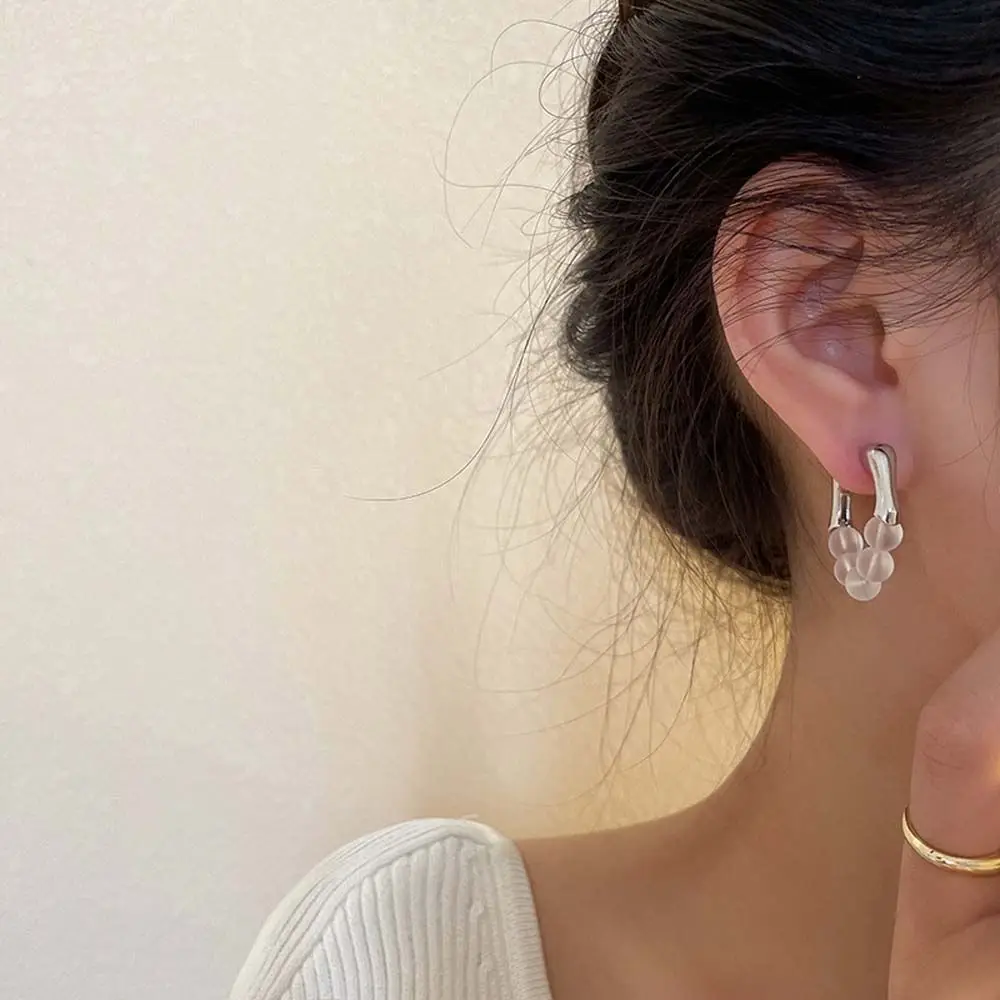 Жемчужные золотистые металлические серьги-гвоздики в Корейском стиле