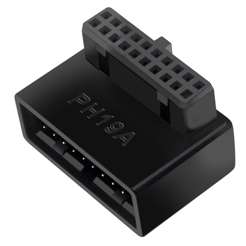PH19A USB 3 0 внутренний разъем USB3.0 19/20P 90 градусов адаптер конвертер для компьютера