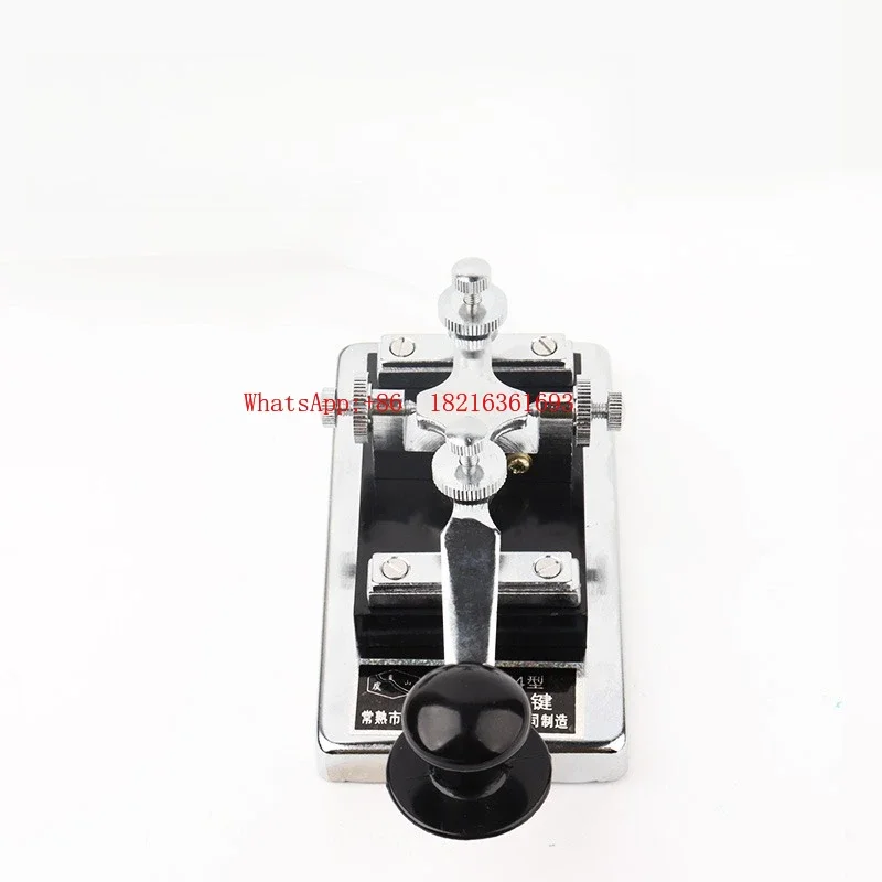 Фото 2026GOOD 6.5 мм штекер, телеграфный ключ Changshu K4 Heavy Duty CW для коротковолновой связи №2