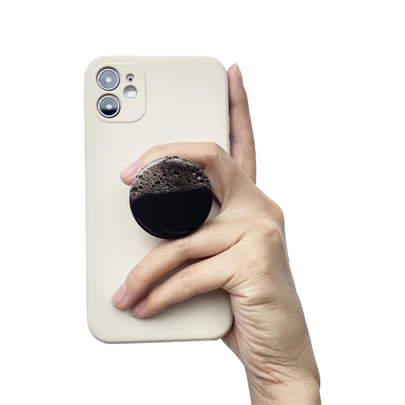 creative coffee holder for phone universal mobile stand for iphone 12 pro collapsible telephone car bracket accessories free global shipping