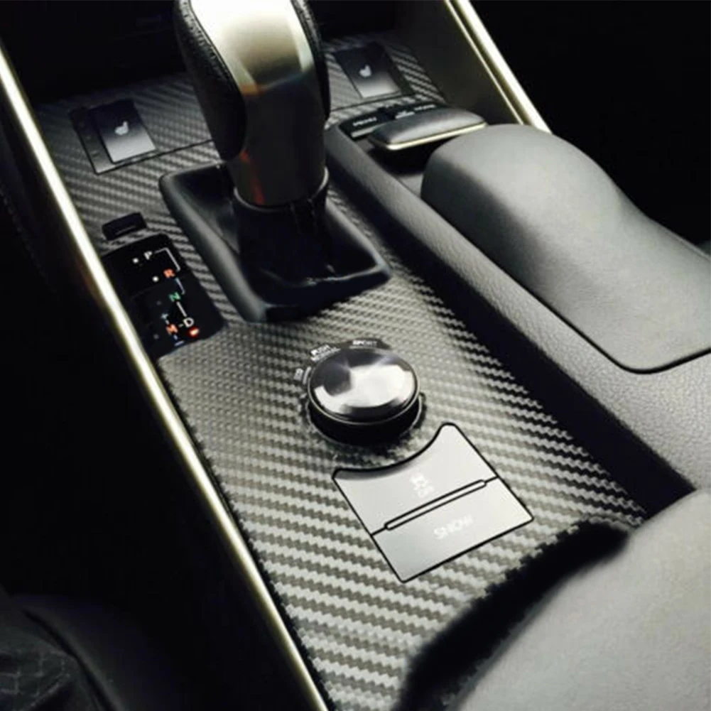 

Carbon Fiber Panel Cover Trim 1 Set Gear Shift Box Panel Cover Trim Gear Shift Box Cover Decal