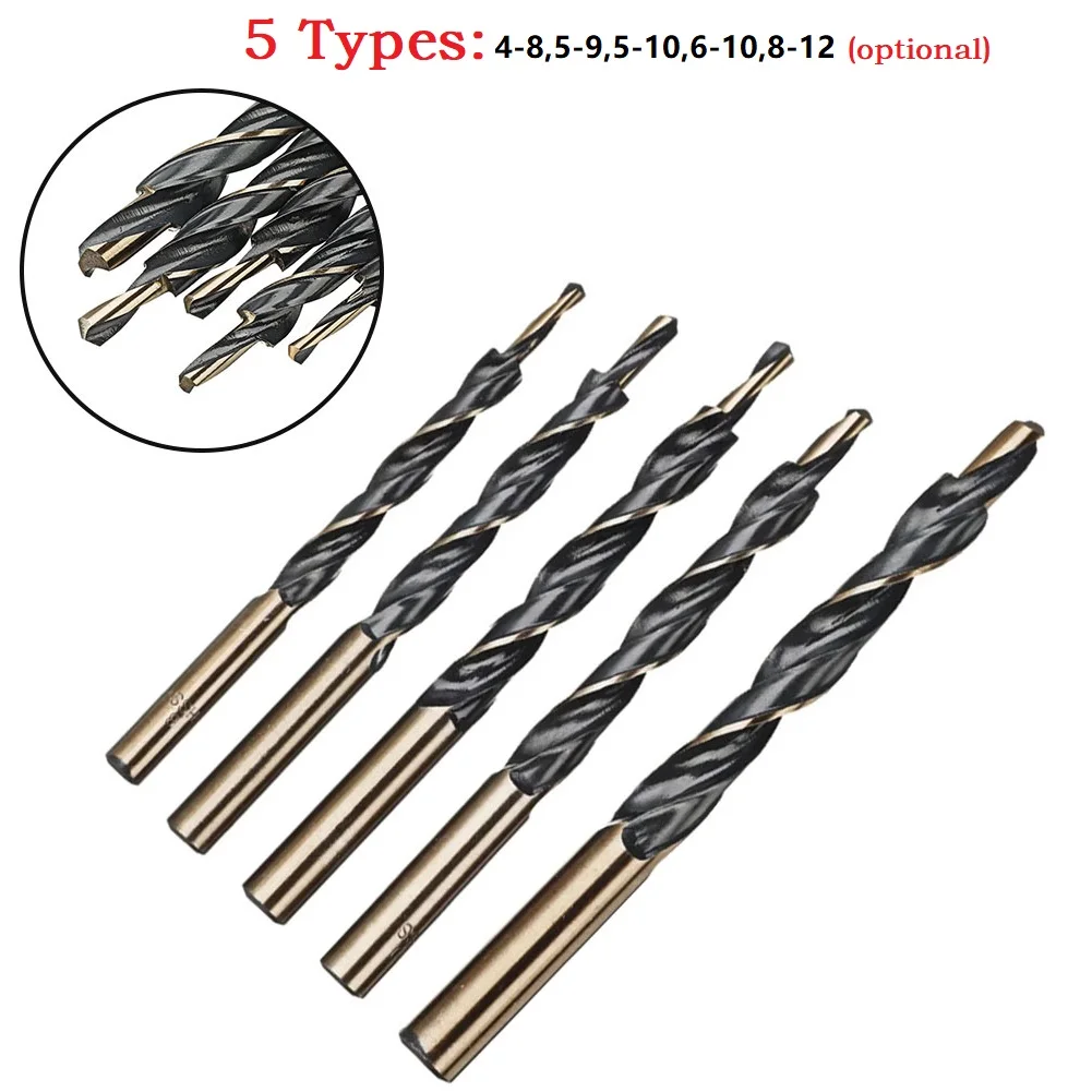 

1pc Replacement Step Drill Power Tool Accessories For Drilling Wood Plastic Soft Metal Aluminum Iron Processing Tool