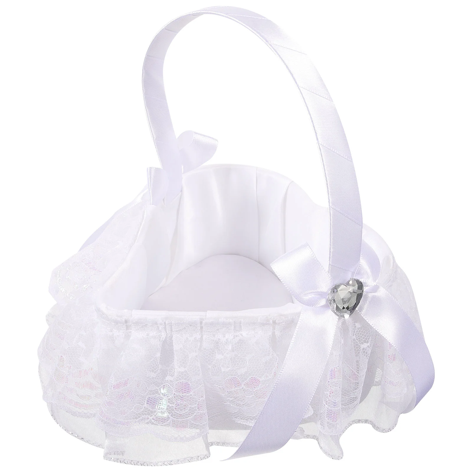 

Basket Storage Wedding Party Decoration Rustic Flower Girl Textured Plastic Petal Baskets Bride