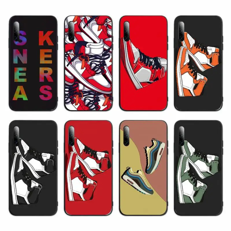 Модный чехол с кроссовками для телефона Huawei P30 Pro P20 Lite P10 P40 E P Smart Z Plus 2018 2019 2020 Mate 20 10
